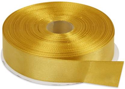 DIY Crafts A1251 Gold Satin Ribbon