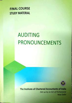 Auditing Pronouncements