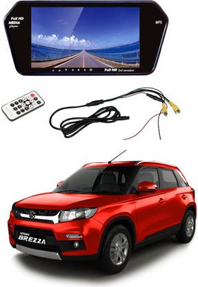 AYW AYW 7 inches Car Rear View Full HD Touch Mirror Mount Screen for Maruti Suzuki Vitara Brezza Black, White LED