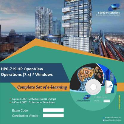 PTNR01A998WXY HP0-719 HP OpenView Operations (7.x) ? Windows Practice Exam E-Book Set