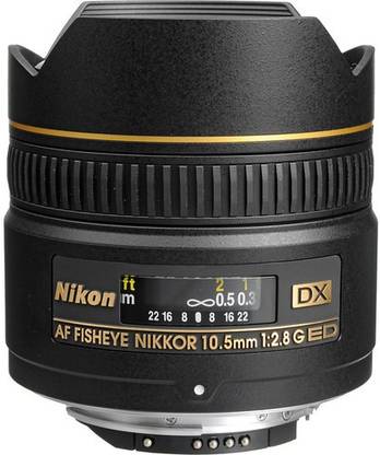 NIKON AF DX Fisheye 10.5mm f/2.8G ED Fisheye Prime  Lens
