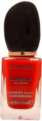 Glamcom Classic Nail Polish-Shade 10 Red