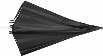 SYGA 43 Inches Black Shoot Through Convertible Umbrella Black Reflector Umbrella
