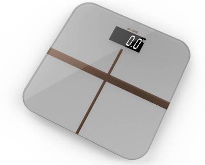 Rorian Personal Body Weight Machine Digital 8mm Thick Toughened Glass Multicolor Weighing Scale