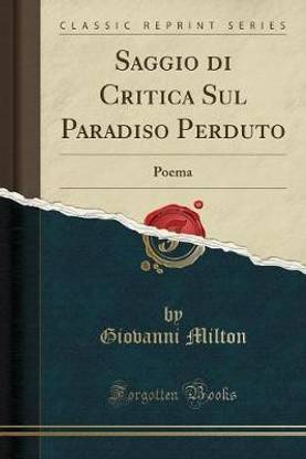 Saggio Di Critica Sul Paradiso Perduto