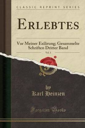 Erlebtes, Vol. 1