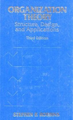 Organization Theory 3rd  Edition