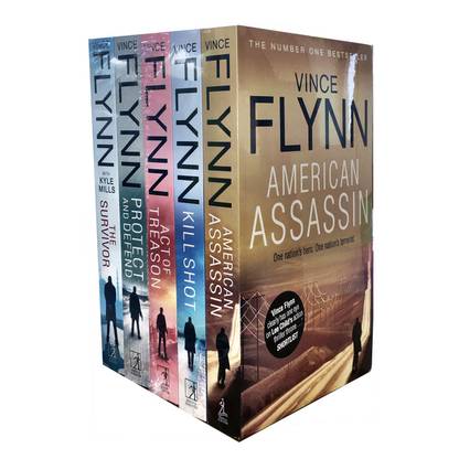 Vince Flynn 5 Book Collection (American Assassin, Act of Treason, Protect and Defend, Kill Shot, The Survivor)