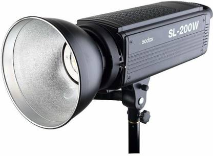 GODOX 200W 5600K White Version LCD Panel LED Video Light Continuous Output Bowens Mount Studio Light 12000 lx Camera LED Light