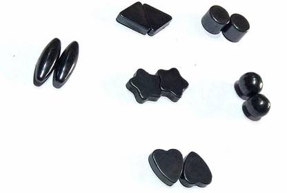 OM Six Different Shapes Magnets, Size- Small Magnetic Paper Holder Pack of 12