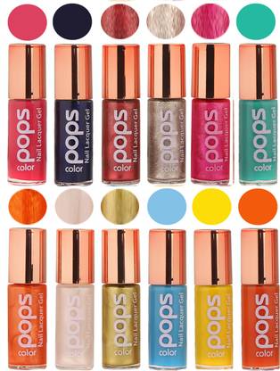 Ramble Pops Colour Nail Polish Combo 5711 Multicolor