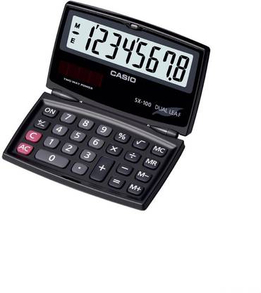 CASIO SX-100-W Portable Basic  Calculator