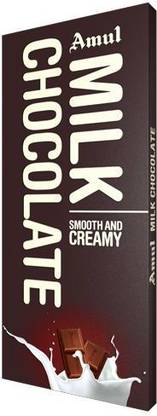 Amul Milk Chocolate- Smooth & Creamy, 150 gm (Pack of 4) Bars