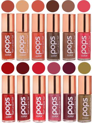 Ramble Pops Colour Nail Polish Combo 5653 Multicolor