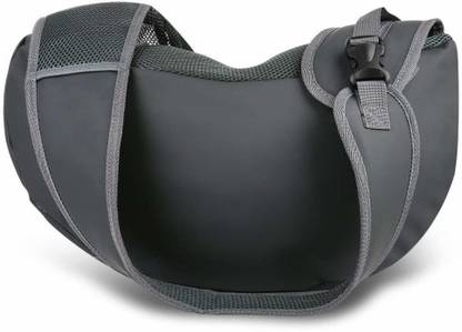 PETS EMPIRE Pet Carrier, Hands Free Pet Carrier Shoulder Bag Soft Breathable Mesh Travel Bag with Adjustable Strap & Zipper for Dogs and Cats - Blue Large Size multicolor Purse Pet Carrier