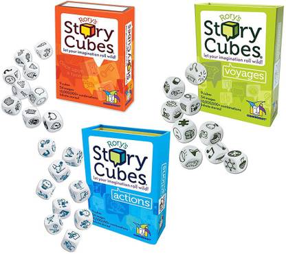 Gamewright Rory's Story Cube Complete Set - Original - Actions - Voyages
