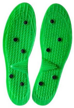 Cure18 Health Care Height Increase Device for Men and Women | Magnetic and Acupressure Shoe Sole | Height Increase Device PU Full Length Orthotic Shoe Insole