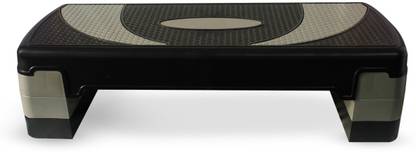 FitPro Adjustable Aerobic Stepper Platform For Exercise(Grey) Stepper