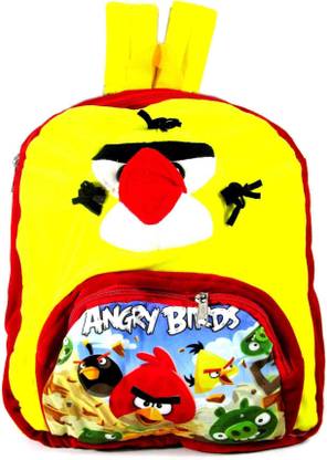 ehuntz Angry Bird 3D embossed with digital print (Play school & Pre Nursery) school Bag (EH1435) School Bag