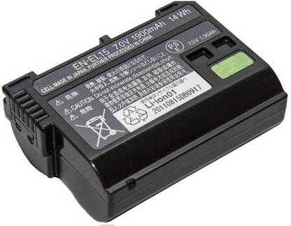 Eshopher EN-EL15 Compatible with Nikon Camera's Capcity of 1900mah  Battery
