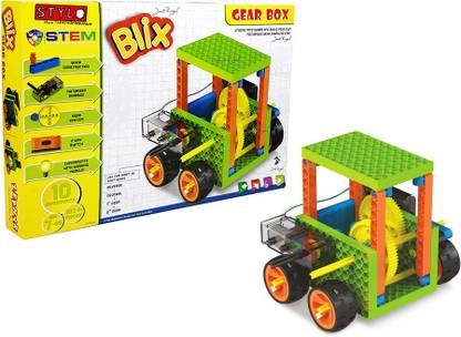 Jack Royal STEM BLIX - Artistic, Creativity, Dexterity, Knowledge Development Toy Kit (Blix - Gear Box)