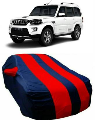 AUCTIMO Car Cover For Mahindra Scorpio (With Mirror Pockets)