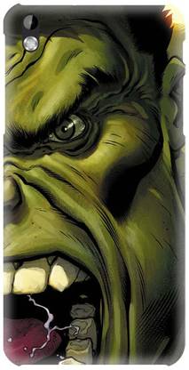 LEEMARA Back Cover for HTC Desire 816-Green Hulk Printed Mobile Back Cover