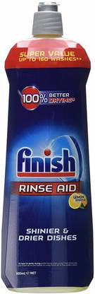 Finish Rinse Aid Lemon Dishwashing Detergent