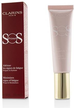 Clarins Paris SOS Primer - # 01 Rose (Minimizes Signs Of Fatigue)_6652 Foundation
