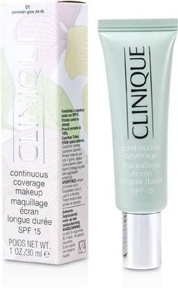 Clinique Continuous Coverage Spf15 - No. 01 Porcelain Glow_73 Foundation