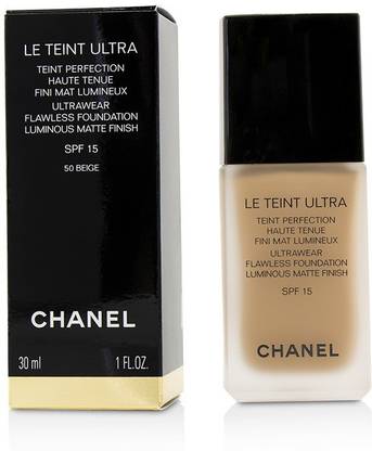 Chanel Le Teint Ultra Ultrawear Flawless Foundation Luminous Matte Finish SPF15 - # 50 Beige_7461 Foundation