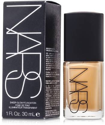 NARS Sheer Glow Foundation - Punjab (Medium 1 - Medium with Golden, Peachy Undertone)_1252 Foundation