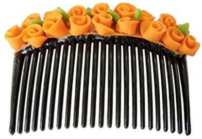Unique Indian Crafts Party Handmade Flower Comb Clip Hair Pin