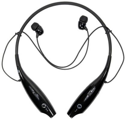 Tech-X Bluetooth Stereo Headset for All Devices Headset with Mic Black Bluetooth