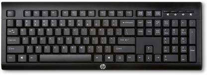 HP K2500 E5E77AA Wireless Standard Desktop Keyboard Compatible with Desktop, Laptop, Mac