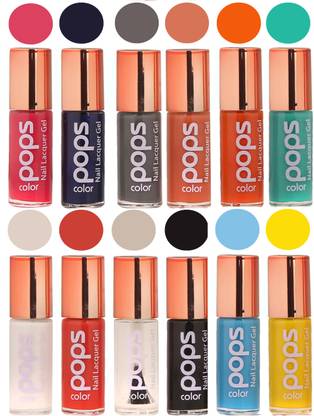 Ramble Pops Colour Nail Polish Combo 5691 Multicolor