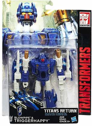Hasbro Transformers Generations Titans Return Triggerhappy and Blowpipe