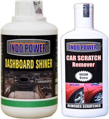 INDOPOWER CC79 DASHBOARD SHINER 250ml+ Scratch Remover 200gm. Vehicle Interior Cleaner