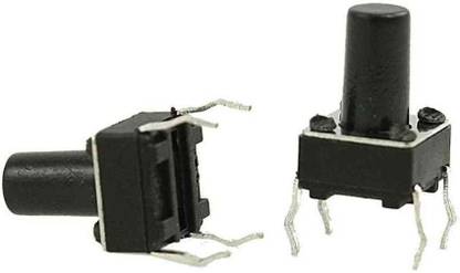 arduino M796 10 x Tactile Push Button Switch Tact Switch DIP 6X6X10mm Electronic Components Electronic Hobby Kit