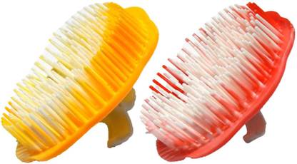 YOUNGMONK Handy Finger Comb (Multicolor) (Pack of 2)