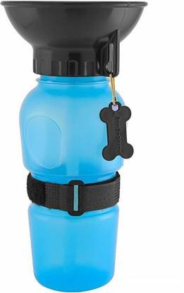 Cpixen Portable Aqua Dog Travel 18-oz Bottle Auto Dog Cat Puppy Hydrated On The Go Mug for Pets Classic Plastic Pet Bottle Classic Plastic Pet Bottle