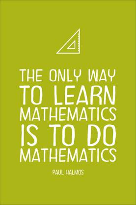 Mathematics Quote.jpg Fine Art Print