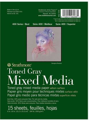 Strathmore 400 Series Toned Gray Mixed Media Sketch Pad