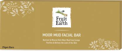 Fruit of the earth MOOR MUD FACIAL BAR- 4X24gm