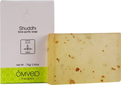 Omved SHUDDHI-Tone Purify Ayurvedic Neem & Tulsi Soap
