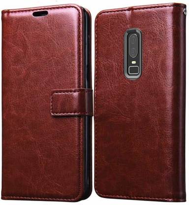 TINGTONG Flip Cover for OnePlus 6