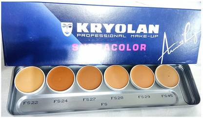 KRYOLAN Supracolor Foundation Palette 6 Color ( FS ) Foundation