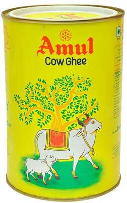 Amul Pure Cow Ghee 1l Tin Tin