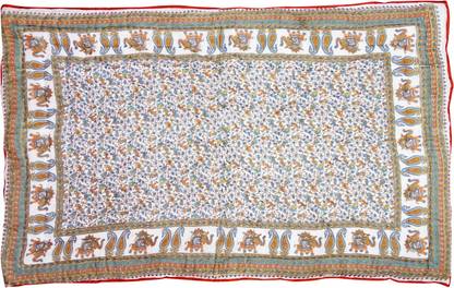 Peegli Indian Home Decorative Rajai Cotton Quilt Single Bed Jaipuri Razai Light Weight Double Sided Comforter For Winters Cotton Batting