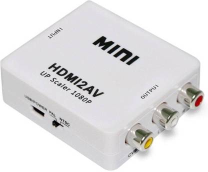 VIBOTON  TV-out Cable MINI HDMI2AV UP Scaler 1080P HD Video Converter